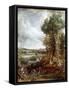 Dedham Vale-John Constable-Framed Stretched Canvas