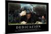 Dedicación. Cita Inspiradora Y Póster Motivacional-null-Mounted Photographic Print