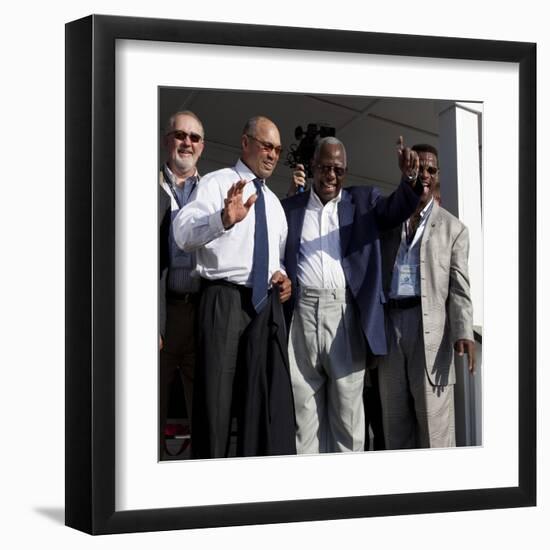 Dedication Ceremony At The Hank Aaron Boyhood Home Museum-Carol Highsmith-Framed Art Print