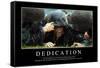 Dedication: Inspirational Quote and Motivational Poster-null-Framed Stretched Canvas