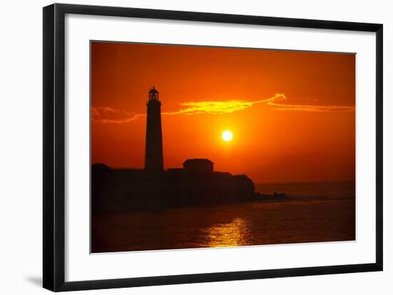 Dedication: Lighthouse-null-Framed Art Print