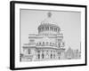 Dedication of Christian Science Church, Boston, Mass.-null-Framed Photo