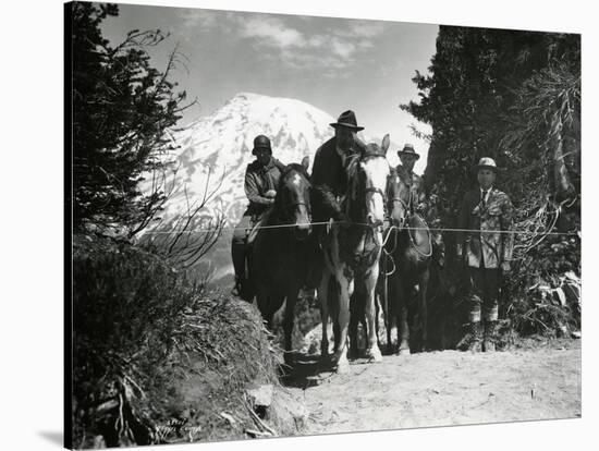 Dedication of Mount Rainier National Park Horse Trail, July 9, 1931-Ashael Curtis-Stretched Canvas