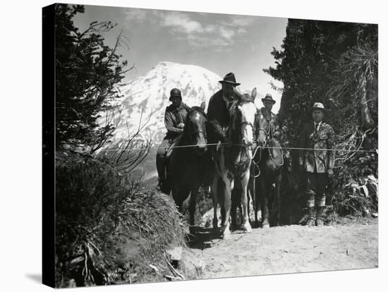 Dedication of Mount Rainier National Park Horse Trail, July 9, 1931-Ashael Curtis-Stretched Canvas