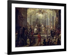 Dedication of Priest-Luca Giordano-Framed Giclee Print