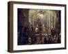 Dedication of Priest-Luca Giordano-Framed Giclee Print