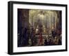 Dedication of Priest-Luca Giordano-Framed Giclee Print