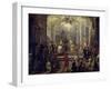 Dedication of Priest-Luca Giordano-Framed Giclee Print