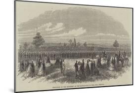 Dedication of the Monument on the Battle-Field of Bull Run, Virginia-null-Mounted Giclee Print