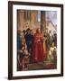 Dedication of Trieste to Austria in 1382, Detail-Cesare Dell'acqua-Framed Giclee Print