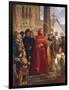 Dedication of Trieste to Austria in 1382, Detail-Cesare Dell'acqua-Framed Giclee Print