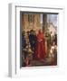 Dedication of Trieste to Austria in 1382, Detail-Cesare Dell'acqua-Framed Giclee Print