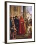 Dedication of Trieste to Austria in 1382, Detail-Cesare Dell'acqua-Framed Giclee Print