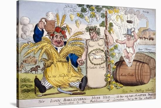 Dedication to London Publicans, London, C1800-null-Stretched Canvas