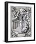 Dedicatory Engraving to Gottfried Finger-Simon II Gribelin-Framed Giclee Print