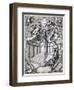 Dedicatory Engraving to Gottfried Finger-Simon II Gribelin-Framed Giclee Print