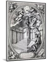 Dedicatory Engraving to Gottfried Finger-Simon II Gribelin-Mounted Giclee Print