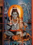 Vishnu Hindu God Mural, India-Dee Ann Pederson-Photographic Print