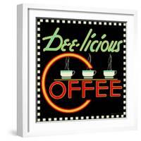 Dee-licious Coffee-Kate Ward Thacker-Framed Giclee Print