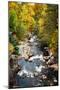 Dee River Cascades during Autumn Season, Scotland, Uk.-pink candy-Mounted Photographic Print