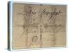 Deed Signed by Peter Stuyvesant, Director General of New Netherland, 15th May 1664-null-Stretched Canvas