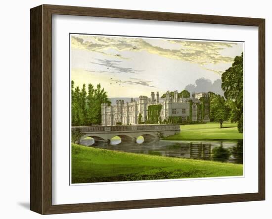 Deene Park, Northamptonshire, Home of the Countess of Cardigan, C1880-Benjamin Fawcett-Framed Giclee Print