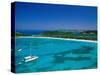 Deep Bay, Beach and Yachts, Blue Water, Antigua, Caribbean Islands-Steve Vidler-Stretched Canvas