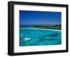 Deep Bay, Beach and Yachts, Blue Water, Antigua, Caribbean Islands-Steve Vidler-Framed Photographic Print