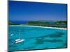 Deep Bay, Beach and Yachts, Blue Water, Antigua, Caribbean Islands-Steve Vidler-Mounted Photographic Print