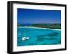 Deep Bay, Beach and Yachts, Blue Water, Antigua, Caribbean Islands-Steve Vidler-Framed Photographic Print