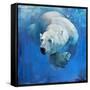 Deep Blue, 2016-Mark Adlington-Framed Stretched Canvas