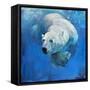 Deep Blue, 2016-Mark Adlington-Framed Stretched Canvas