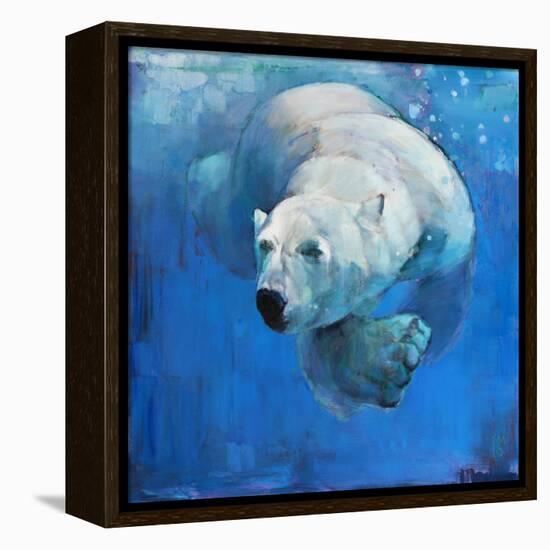 Deep Blue, 2016-Mark Adlington-Framed Stretched Canvas