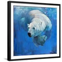 Deep Blue, 2016-Mark Adlington-Framed Giclee Print