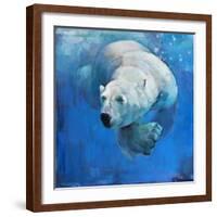 Deep Blue, 2016-Mark Adlington-Framed Giclee Print