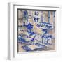 Deep Blue Bath I-Margaret Ferry-Framed Art Print