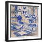 Deep Blue Bath I-Margaret Ferry-Framed Art Print