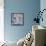 Deep Blue Bath I-Margaret Ferry-Framed Stretched Canvas displayed on a wall