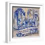 Deep Blue Bath II-Margaret Ferry-Framed Art Print