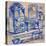 Deep Blue Bath II-Margaret Ferry-Stretched Canvas