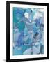 Deep Blue Hue I-Christina Long-Framed Art Print