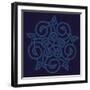 Deep Blue Kaleidoscope-Melody Hogan-Framed Art Print