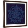 Deep Blue Kaleidoscope-Melody Hogan-Framed Art Print