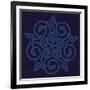 Deep Blue Kaleidoscope-Melody Hogan-Framed Art Print