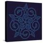 Deep Blue Kaleidoscope-Melody Hogan-Stretched Canvas