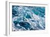 Deep Blue Ominous Ocean Water Background Image.-Andy Dean Photography-Framed Photographic Print