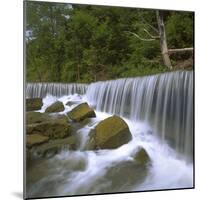 Deep Creek Falls, Kansas, USA-Charles Gurche-Mounted Photographic Print