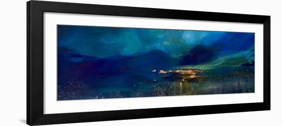 Deep Dive Seascape.-Emma Catherine Debs-Framed Art Print