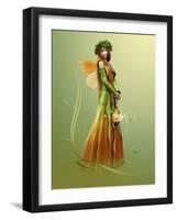 Deep Forest Elf-Atelier Sommerland-Framed Art Print