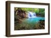 Deep Forest Waterfall in Kanchanaburi (Huay Mae Kamin), Thailand.-Jame Jones Jr-Framed Photographic Print